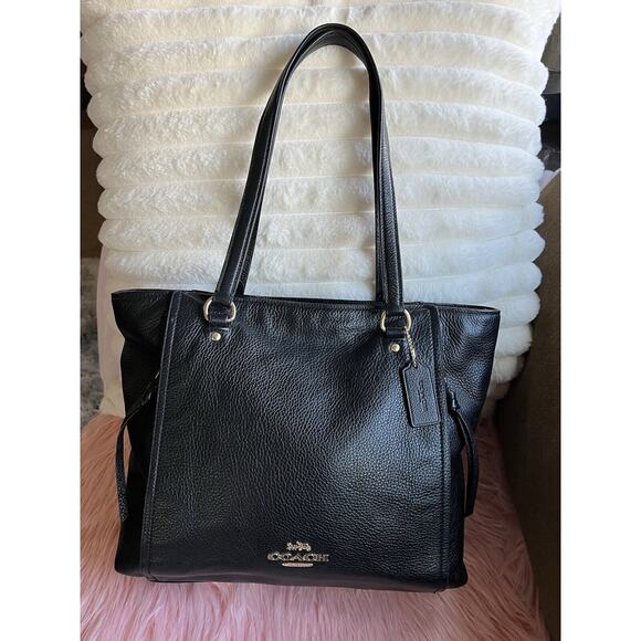 🖤🖤Coach Marlon Tote 91031 Double Front Long Zip Pockets Conceal&Carry 🖤🖤 - Picture 11 of 13